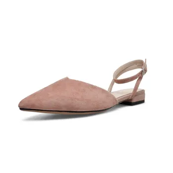 MEMUNIA 2020 paprasta vasaros moterų sandalai naujas atvykti verstos odos, aukščiausios kokybės batai elegantiškas atkurti buckle batus moteris