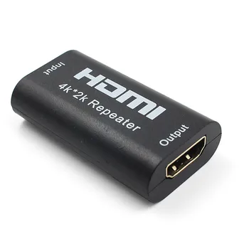 Mini 1080P 4K*2K HDMI Extender Kartotuvas 3D HDMI Adapteris Signalo Stiprintuvas Stiprintuvas 4.95 Gbps Per Signalas HDTV AH131+ HDMI Extender