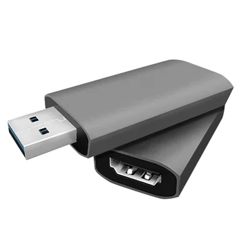 Mini HDMI Užfiksuoti Kortų Žaidimas Live Transliacijos USB 2.0 Portable 4K Vaizdo įrašymo Buitinių Kompiuterių Saugos Dalis