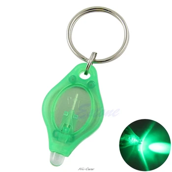 Mini Micro Super Ryškus LED Šviesos Kempingas Žibintuvėlis paketų prižiūrėtojų raktinę Keychain Lempos Fakelas