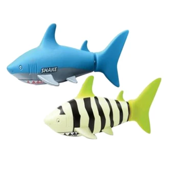 Mini RC Žuvų Vaikams Įkraunamas Elektrinis Žaislas Nuotolinio Valdymo Plaukimo Ryklių Vandens Žaidimas Žaislai Valtis Vaikams