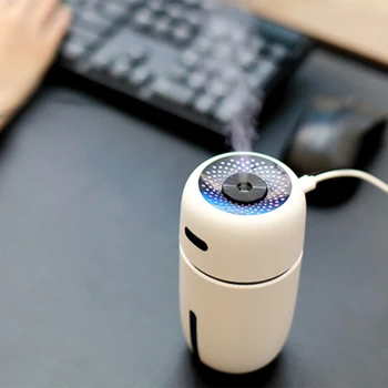Mini USB Oro Drėkintuvas eterinis Aliejus Difuzoriaus LED Ultragarso Rūkas Maker Fogger Drėkintuvas Automobilio USB Aromato Difuzorius
