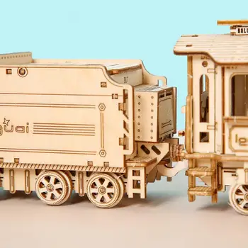 Modeliavimo Garo Traukinio Modelis Savarankiškai Asamblėjos Švietimo Dėlionės Žaidimai, Žaislai, Dovanos Vaikams mokomieji Žaislai Vaikams Dovanos