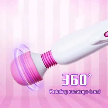 Moterų Ramioje Vibraciją Massager AV Vibratorius USB Įkrovimo Sekso Žaislai Klitorio Stimuliatorius Vibracija Juostos Sekso Žaislas Produktas-30