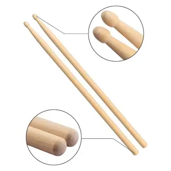 Mounchain Džiazo Blauzdelės Nustatyti Bambuko Būgnų Lazdelės Plieniniai Vieliniai Šepečiai ir Aksomo Maišelis Muzikos Instrumentas
