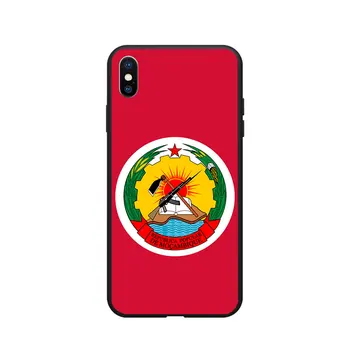 Mozambikas Nacionalinė Vėliava, herbas Temą Minkštos TPU Telefono Case Cover Image Logo 