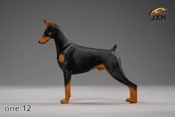 Mr. Z 1/12 Masto Modeliavimas Gyvūnų policijos šuo Doberman šuo Modelis Žaislą Dovanų Modelis 7