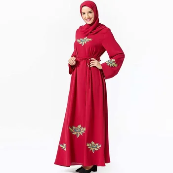 Musulmonų Abaja Arabų Suknelė, Hijab Moterų Caftan Marocain Kaftan Islamo Drabužiai, Suknelės, Kataras Vestidos Arabes Skraiste Musulmane Mujer