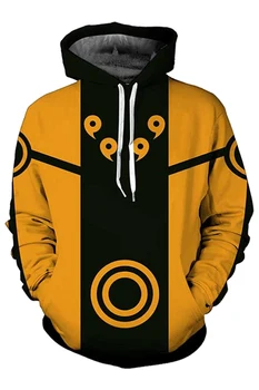 Naruto uzumaki zip iki hoodie palaidinukė cosplay Kostiumų Unisex striukė kailis