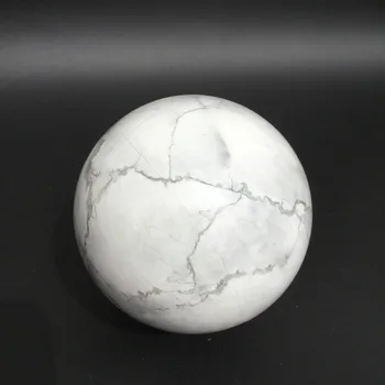 Natūralus baltas turkis akmuo kamuolius howlite akmens srityse, apdailos mineralinių egzemplioriai
