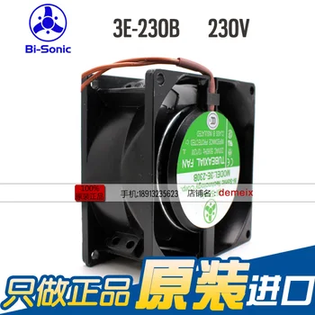 NAUJA BI-SONIC 3E-230B 230V 13/12W 8038 metalo gerbėjas lapų aukštos temperatūros varža aušinimo ventiliatorius