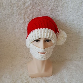 Nauja rudens ir žiemos cosplay Kalėdų skrybėlę didelis barzda juokinga kūrybos vyrų ir moterų vilnos skrybėlę užsienio prekybos Helovinas anime