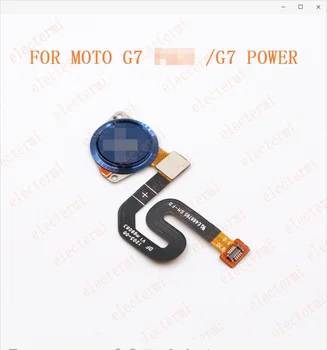 NAUJAS 5VNT G7 G7 GALIA Namų Finger Reader, pirštų Atspaudų Touch ID Automatinės grįžties Klavišą Mygtuką Flex Kabelis Moto rola Moto G7 G7 galia