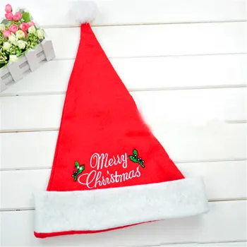 Naujas Apdailos Kalėdų Cosplay Santa Claus Šalies Laimingas Suaugusiųjų Skrybėlę Dangtelis Baltos Ratlankio