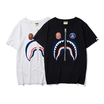 Naujas Atvykimo Originalus Bape, T-marškinėliai, Maudymosi Ape, Drabužiai Vyrams, Moterims, Unisex Shark Tide Prekės B16