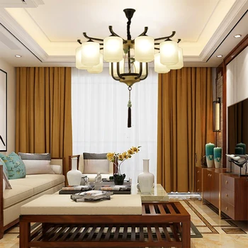 Naujas Kinijos liustra kambarį lempos Kinų stiliaus didelis sietynas, modernus minimalistinio restoranas, kambarių asmenybės žibintai