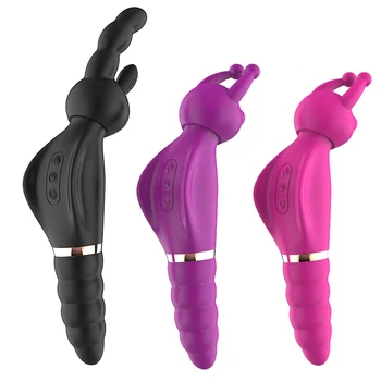 Naujas magic wand vibratoriai moterims USB įkrovimo silikono av stick g spot suaugusiųjų sekso žaislai moteris analinis vibratorius, sekso produktai
