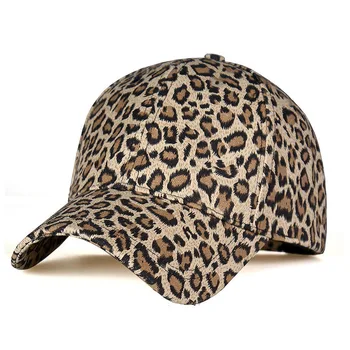 Naujas Moterų Beisbolo Kepurę Leopardas spausdinti Snapback Cap Moterys Už skydelis nuo saulės Bžūp Mada Aksesuarai Casquette Gorras