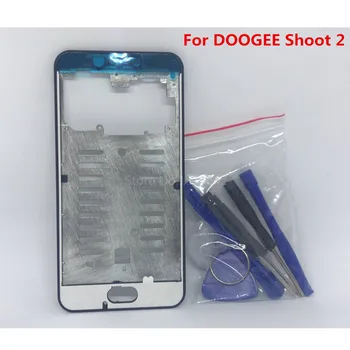 Naujas Originalus Už Doogee Šaudyti 2 mobilusis telefonas 5.0 colių Metalo Viduryje Kadro Korpusai Padengti Remontas, Aksesuarai Dalys+Remontas Įrankiai