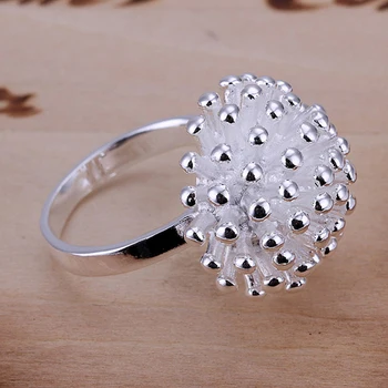 Naujas Stilius 925 Sterlingas Sidabro Fejerverkų Žiedas Moterų Mados Vestuvių Dalyvavimo Šalies Dovanų Žavesio Papuošalai