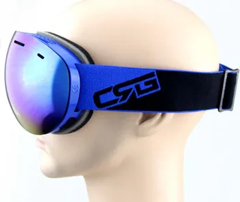 Nauji slidinėjimo akiniai dvigubo Objektyvo UV400 anti-rūko didelis slidinėjimo kaukę, akinius, slidinėjimo, vyrų, moterų, sniego snieglentės akiniai Akiniai Blue objektyvo