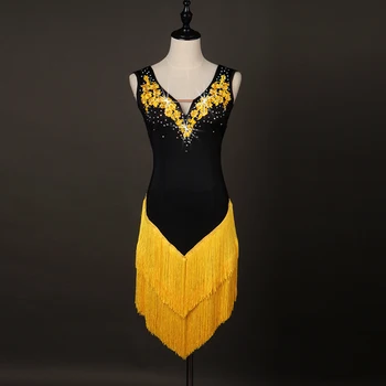Naujos Aplikacijos Lotynų Šokių Suknelė Moterų Profesinės Konkurencijos Lotynų Šokių Suknelė Su Kutais Dėvėti Kalnų Krištolas Veiklos Drabužius