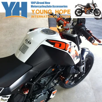 Naujų Motociklų Aliuminio Oranžinė Motociklas Kairės ir Dešinės Kadro Slankiklį Anti Crash Raštas tinka KTM DUKE 125/200/390
