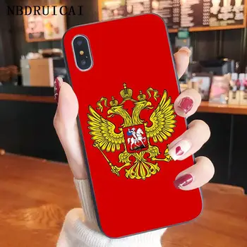NBDRUICAI Armėnijos, Albanijos, Rusijos vėliava Aukštos Kokybės Telefono dėklas skirtas iPhone 11 pro XS MAX 8 7 6 6S Plus X 5 5S SE XR atveju