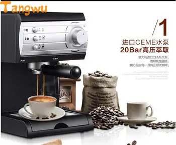 Nemokamas pristatymas naujos espreso kavos aparatas naudotis komercinio pusiau automatiniai momentiniai garo dukart įkrauti