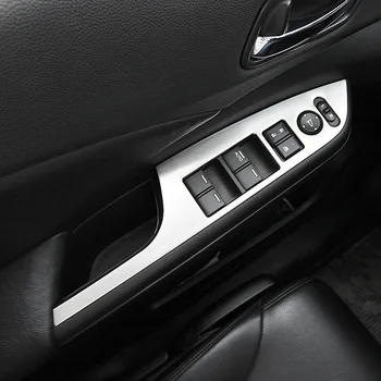 Nerūdijančio Plieno Honda CRV CR-V 2012 m. 2013 m. M. m. 2016 Priedai LHD Vidaus Duris Lango Jungiklis Skydelio Dangtelį Apdaila 4pcs