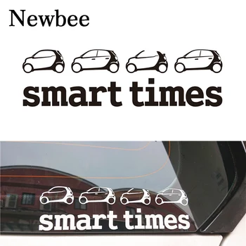 Newbee 3D Auto Atspindintis Automobilių Lipdukas Smart Kartus Logotipas Ženklelis Benz Smart Brabus 451 453 Forfour Fortwo Roadster Forspeed