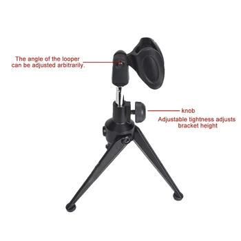 Nešiojamų Darbalaukio Reguliuojamas Mikrofonas Trikojo Laikiklis Mikrofono Stovo Mount Turėtojas