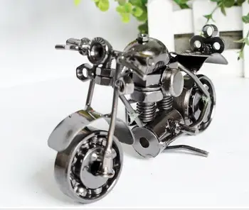NNew Ateina Vaikų Gimtadienio dovana Žaislai Metalo Motocycle Modelio Transporto priemonė, Žaislas, skirtas namų puošybai