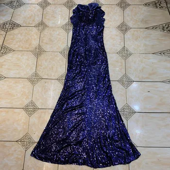 Ocstrade Tvarstis Suknelė Seksualus China Royal Blue Tvarstis Suknelė Bodycon 2021 Naujas Vasaros Moterų Berankovis Naktinis Klubas Šalis Suknelės