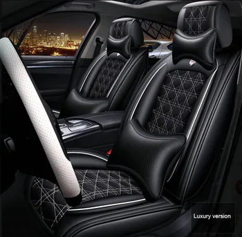 Odos Linų Universaliųjų automobilių sėdynės padengti Mercedes Benz W203 W210 W211 AMG W204 C E S E S CLA SLK A20 Automobilių-lipdukas Stilius