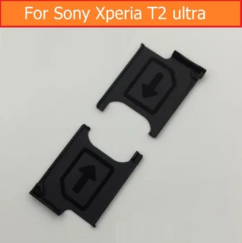 Originali sim kortelių skaitytuvas turėtojas Sony xperia T2 Ultra XM50H D5303 D5322 D5306 Sim Kortelės Lizdo Dėklas Sony T2 Sim Kortelės Adapteris