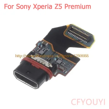 Originalių Atsarginių Dalių Sony Xperia Z5 Premium USB Doko Įkrovimo Kroviklis Uosto Flex Kabelis Modulis Valdybos Pakeitimo