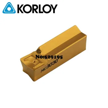 Originalus Korloy FMM300R-03 NC3030 FMM400R-04 NC3030 FMM500R-04 NC3030 Karbido Pjovimo Įdėklai, 5mm 3mm, 4mm Staklės, Pjovimo Staklės, CNC