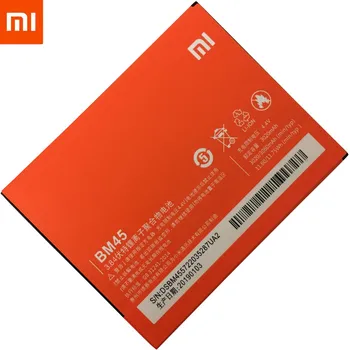 Originalus Li-ion Baterija BM45 Už Xiaomi RedMi 2 Pastaba Bateria Hongmi Raudonųjų Ryžių Note2 3020mAh Baterijos Pakeitimas