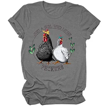 Padėkos Moterų Harajuku T-shirt Peckers Medvilnės Atsitiktinis Juokingi marškinėliai Tee Lady Yong Mergina Kasdien Laukinių Marškinėliai