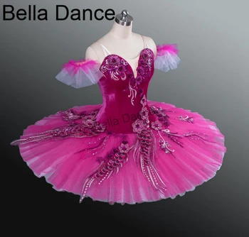 Paquita Ballerina WomenSugar Plum Fairy Tamsiai Rausvos Don Kichotas Pokytis Profesionalios Balerinos Tutu Suknelė BT9040