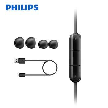Philips SHB4305 ausinės Bass+ Bluetooth 4.1 Belaidžio Neckband Ausinės, Triukšmo Mažinimo Funkcija su Mic europos sąjungos oficialusis originalas