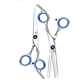 Plaukų kirpimo Žirklės Dešimt rinkinių butas žirklės dantų žirklės, retinimo plaukų salonas vaikų namų, kirpyklų įrankių rinkinys