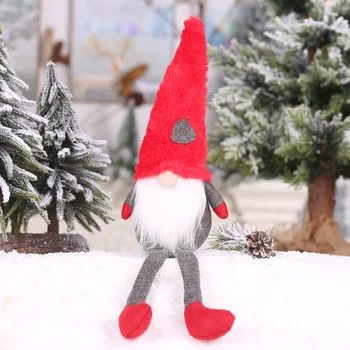 Pliušinis Gnome Lėlės, Papuošalai Švedijos Kalėdų Santa Su 