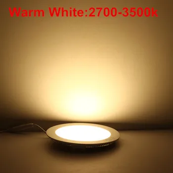 Plono 25W LED Panel Šviesos Įleidžiamas LED Lubų Downlight Šviesos Šiltai balta/Balta/Šaltai Balta AC85-265V LED vidinis šviesos