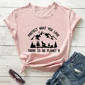 Portect, Kas Jums Patinka Naujas Atvykimo Vasaros Medvilnės, Juokingi Marškinėliai Pobūdžio Marškinėliai Išgelbėti Planetą Tees Aplinkos Marškinėliai