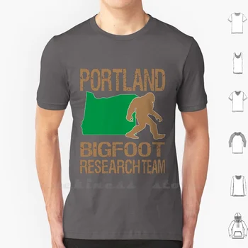 Portland Bigfoot mokslinių Tyrimų Komandos Marškinėlius Vyrų, Moterų, Paauglių Medvilnės S - 6Xl Bigfoot Sasquatch mokslinių Tyrimų Komanda Cryptid Kriptozoologija