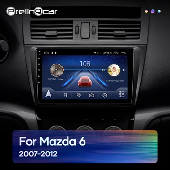Prelingcar Android 10.0 NE DVD 2-Din Automobilio Radijo Multimedia Vaizdo Grotuvas, Navigacija, GPS Mazda 6 2007 M. 2008 M. 2009-2012 M. Octa-Core