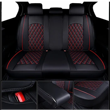(Priekinis+Galinis)universalus odinis automobilių sėdynės padengti Mazda 3 6 cx-5 