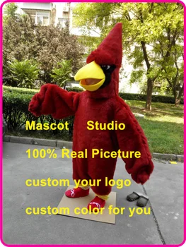 Raudonasis kardinolas paukščių talismanas kostiumas pliušinis raudonas paukštis užsakymą išgalvotas kostiumai, anime cosplay rinkinys mascotte temą fancy dress karnavalas 41342